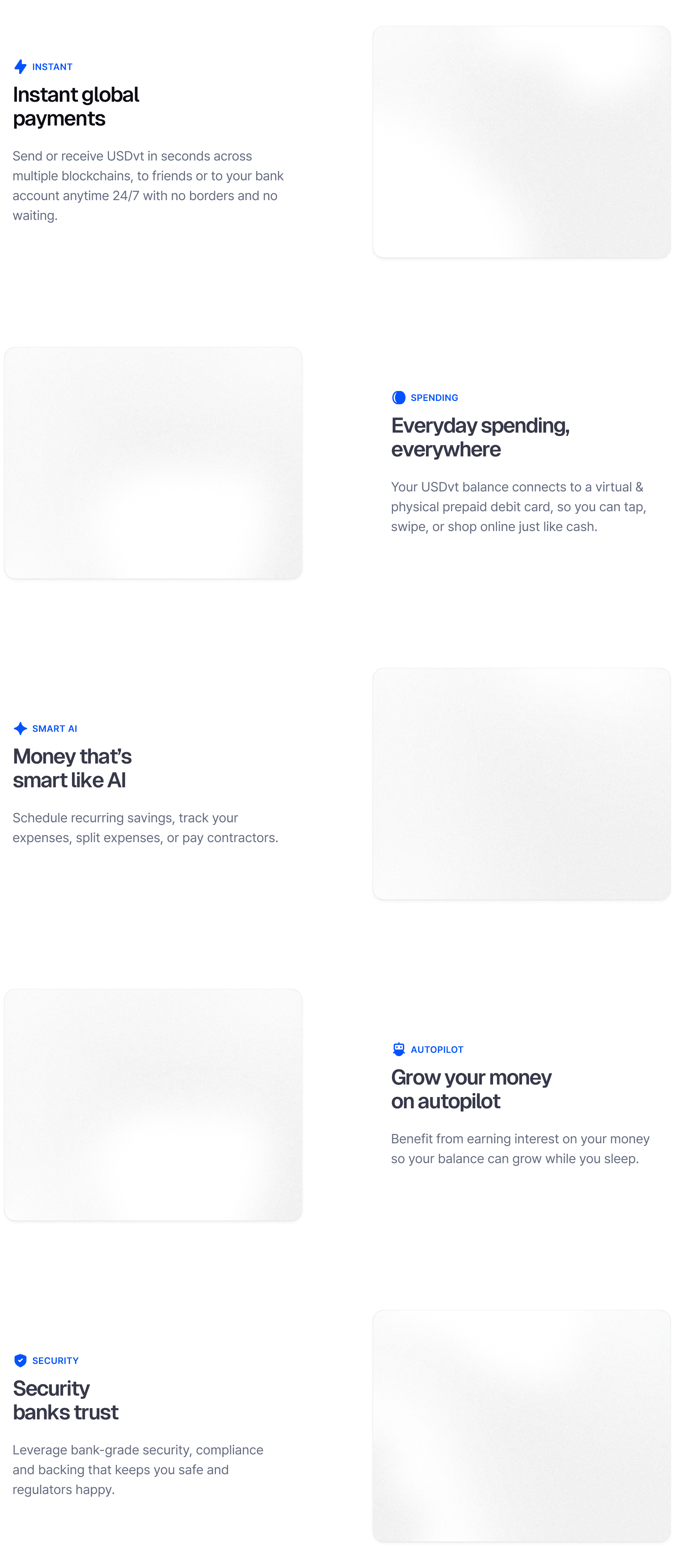 instant global payments...